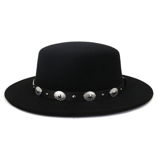 Sombrero Jazz de Lana Cálido con Hebilla Metálica - Estilo Británico Versátil - Image 7