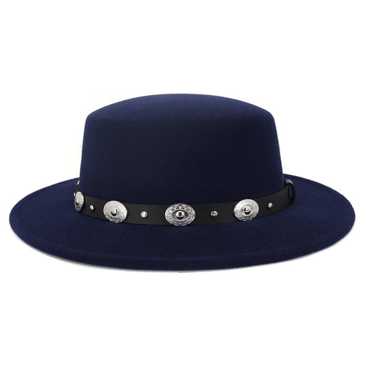 Sombrero Jazz de Lana Cálido con Hebilla Metálica - Estilo Británico Versátil - Image 10