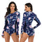 Traje de Baño Térmico Manga Larga para Mujer - Buzo Deportivo