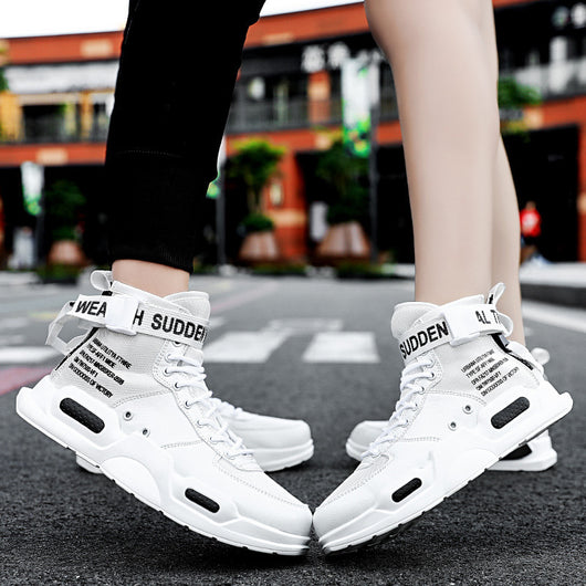 Zapatillas Altas de Pareja para Otoño e Invierno - Sneakers Trendy Unisex - Image 4