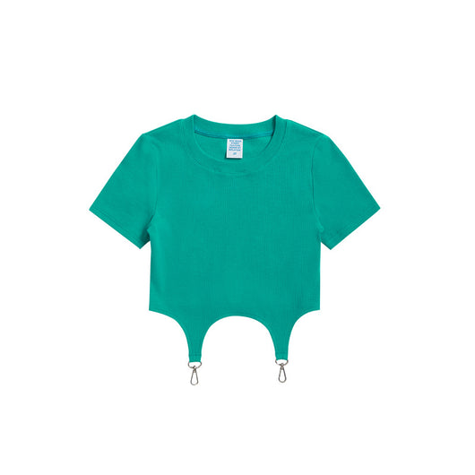 Camiseta Slim Fit Casual para Mujer - Estilo Urbano Moderno - Image 5