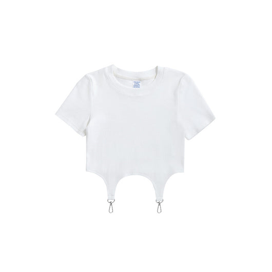 Camiseta Slim Fit Casual para Mujer - Estilo Urbano Moderno - Image 2