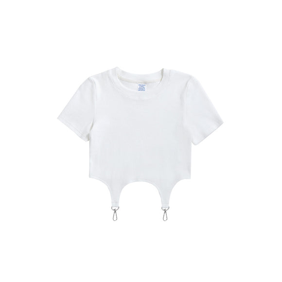 Camiseta Slim Fit Casual para Mujer - Estilo Urbano Moderno