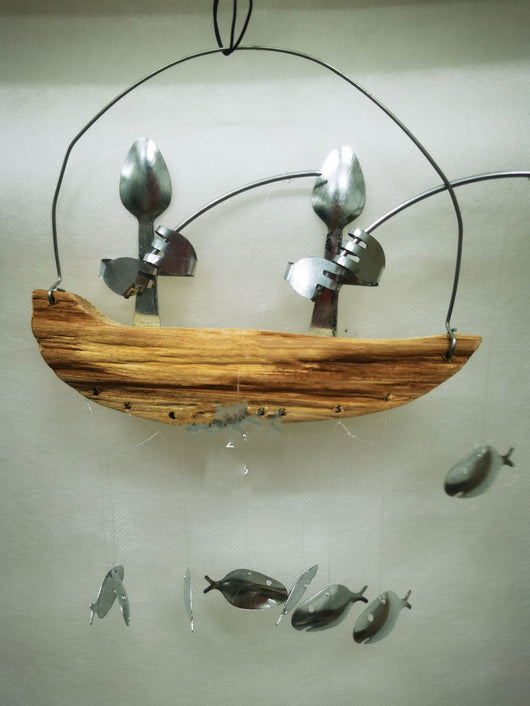 Campana de Viento para Caña de Pescar - Señalizador Acústico de Madera - Image 15