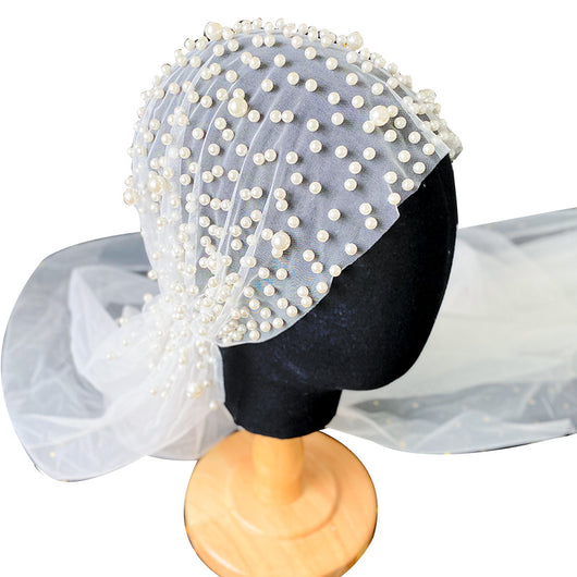 Diadema Nupcial Ancha con Perlas Artesanal - Accesorios para Novia - Image 9