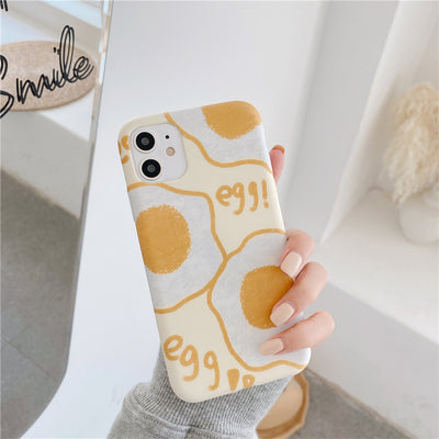 Funda para iPhone Huevo Frito Amarillo - Diseño Cartoon Divertido - Image 12
