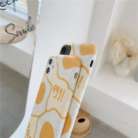 Funda para iPhone Huevo Frito Amarillo - Diseño Cartoon Divertido - Image 8