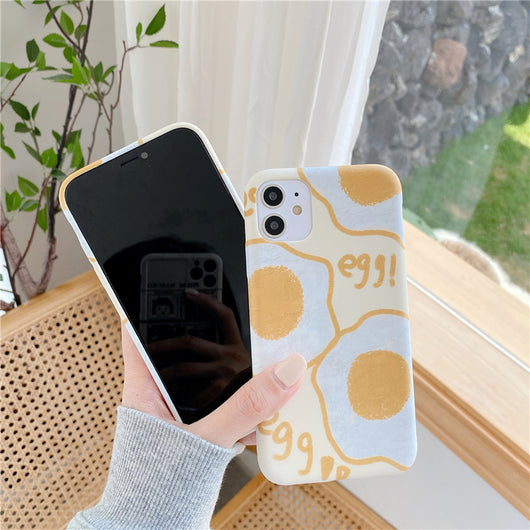 Funda para iPhone Huevo Frito Amarillo - Diseño Cartoon Divertido - Image 11