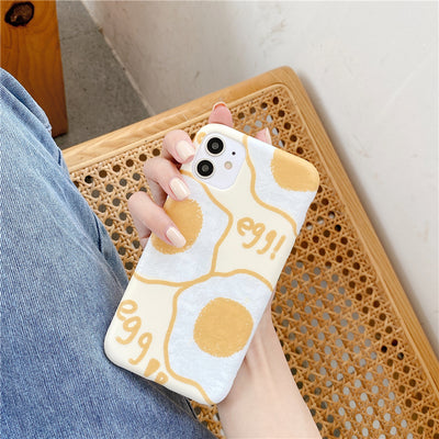 Funda para iPhone Huevo Frito Amarillo - Diseño Cartoon Divertido - Image 4
