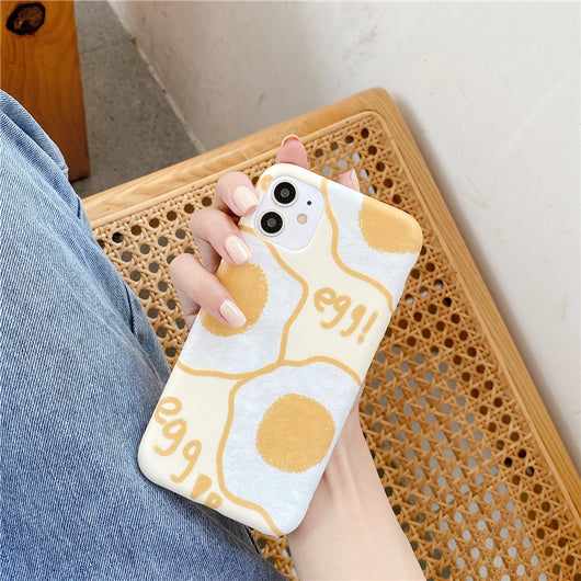 Funda para iPhone Huevo Frito Amarillo - Diseño Cartoon Divertido - Image 4
