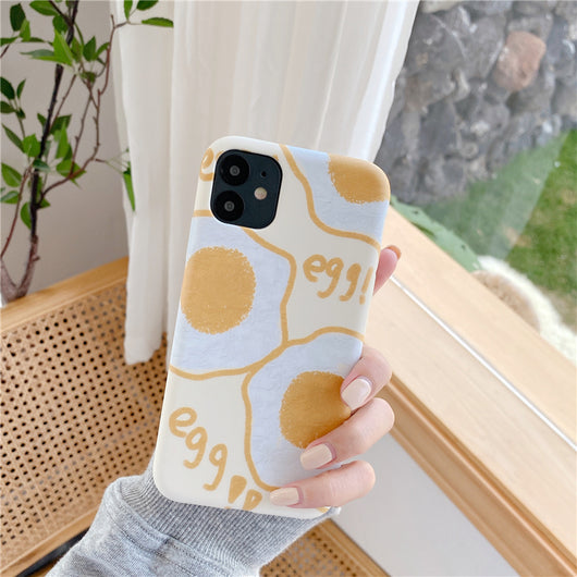 Funda para iPhone Huevo Frito Amarillo - Diseño Cartoon Divertido - Image 5