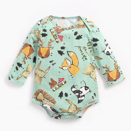 Pijama Enterizo de Manga Larga con Estampado de Animales para Bebé - Image 2