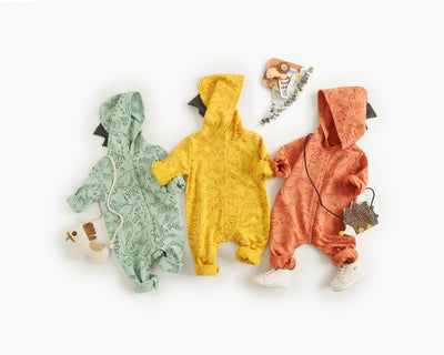 Mameluco Dinosaurio para Bebé - Romper Coreano Invierno Niño Recién Nacido - Image 11