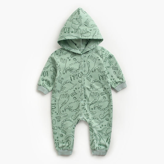 Mameluco Dinosaurio para Bebé - Romper Coreano Invierno Niño Recién Nacido - Image 2