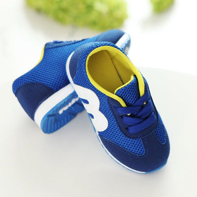 Tenis Infantiles Transpirables Tejido Fly-Knit con Cordones - Image 6