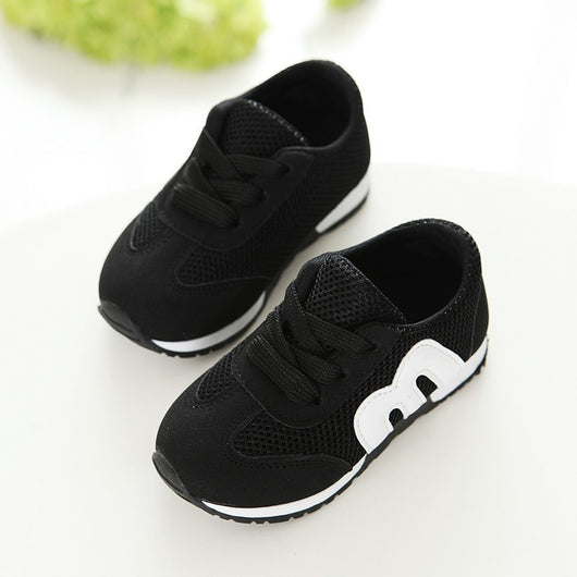 Tenis Infantiles Transpirables Tejido Fly-Knit con Cordones - Image 7