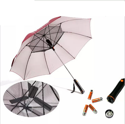 Paraguas Ventilador con Protección Solar Dual - Enfriamiento Portátil - Image 6