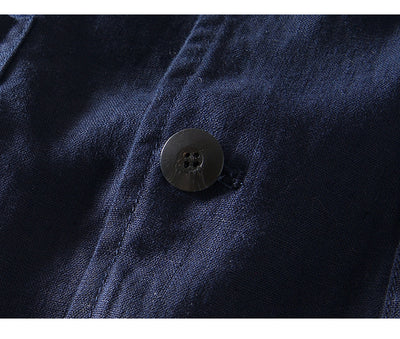 Traje de Lino con Cuello Clásico - Diseño Retro Fácil de Combinar - Image 12