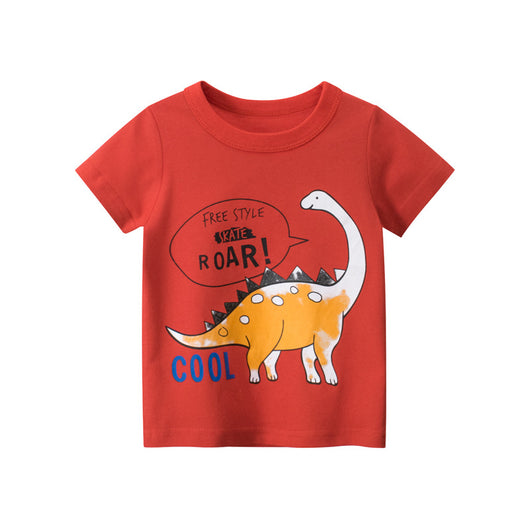Playera Infantil Niño Estilo Coreano Manga Corta Transpirable - Image 4