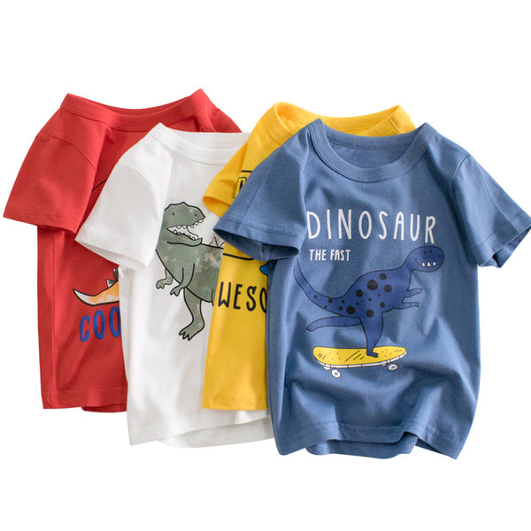 Playera Infantil Niño Estilo Coreano Manga Corta Transpirable