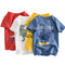 Playera Infantil Niño Estilo Coreano Manga Corta Transpirable