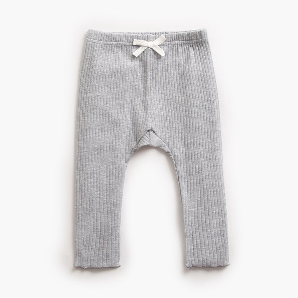 Pantalones para Bebé con Diseño de Rayas Laterales y Cintura Ancha