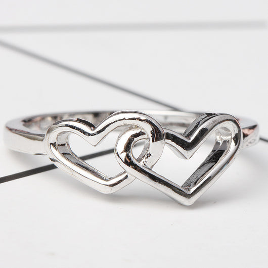 Anillo Doble Corazón de Plata con Zirconia - Diseño Romántico y Elegante - Image 10