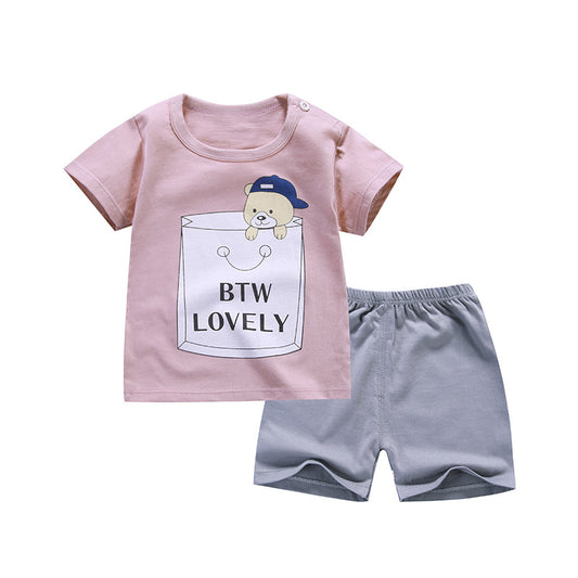 Camisetas de Algodón Puro para Niños y Niñas - Estilo Coreano Mayorista