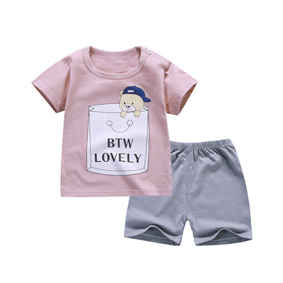 Camisetas de Algodón Puro para Niños y Niñas - Estilo Coreano Mayorista