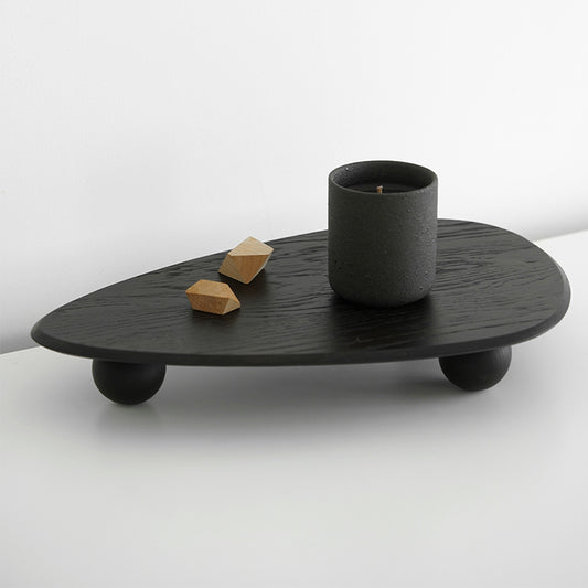 Mesa de Cocina en Madera Maciza con Bandeja Elevada