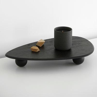 Mesa de Cocina en Madera Maciza con Bandeja Elevada
