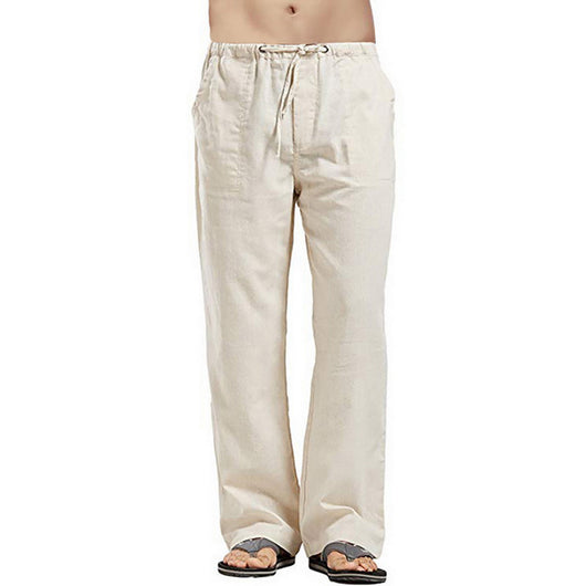 Pantalones de Lino con Bolsillos para Hombre - Diseño Minimalista - Image 15