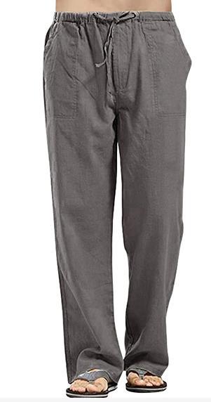 Pantalones de Lino con Bolsillos para Hombre - Diseño Minimalista - Image 6