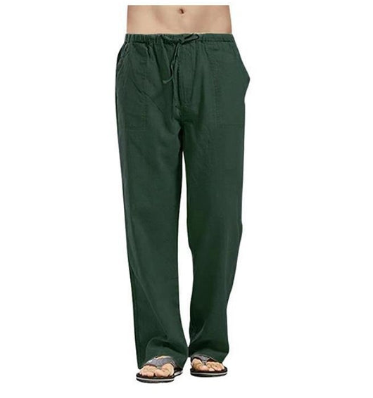 Pantalones de Lino con Bolsillos para Hombre - Diseño Minimalista - Image 12
