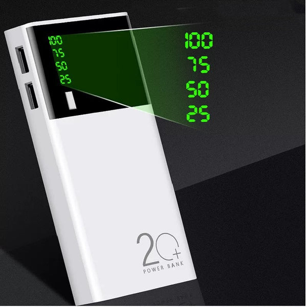 Batería Externa 20000mAh Black Rice - Carga Rápida Personalizable