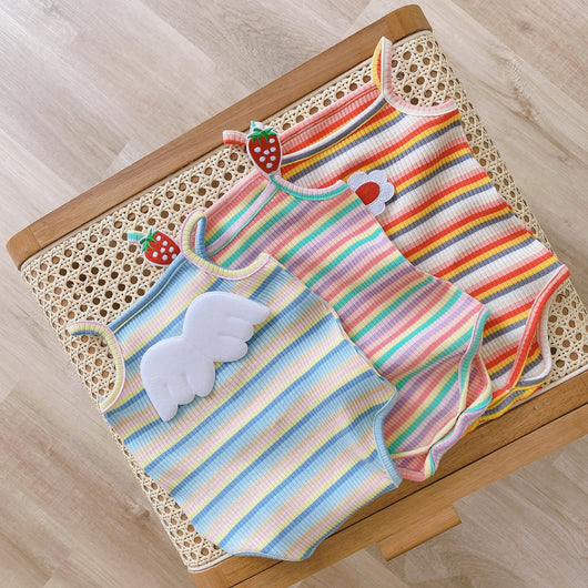 Enterizo a Rayas Multicolor para Bebé Niña - Image 10