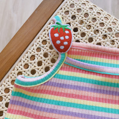 Enterizo a Rayas Multicolor para Bebé Niña - Image 17