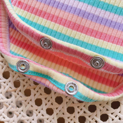 Enterizo a Rayas Multicolor para Bebé Niña - Image 14