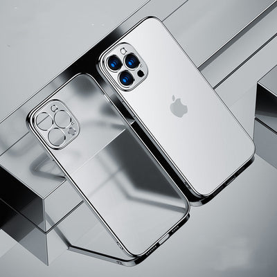 Funda iPhone Lujo con Marco Cuadrado y Acabado Mate - Compatible con Todos los Modelos - Image 4