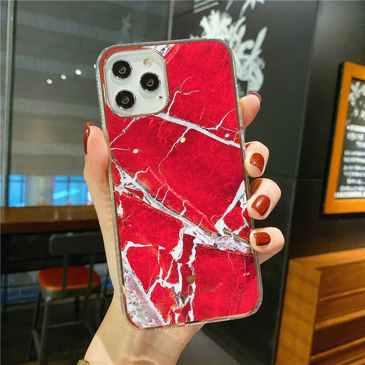 Funda Protectora con Patrón de Mármol para Teléfono - Image 5