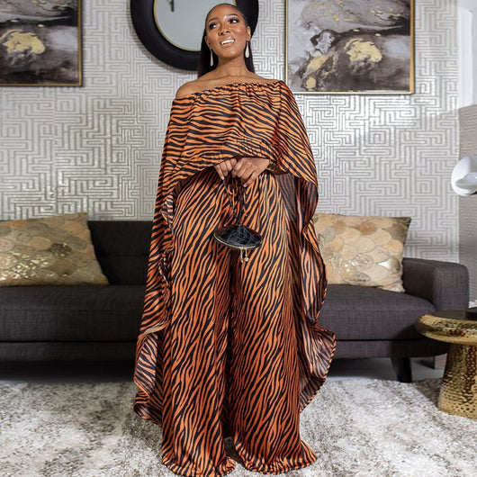 Conjunto Africano Dashiki para Mujer - Blusa Larga y Pantalón Ancho Talla Grande - Image 8