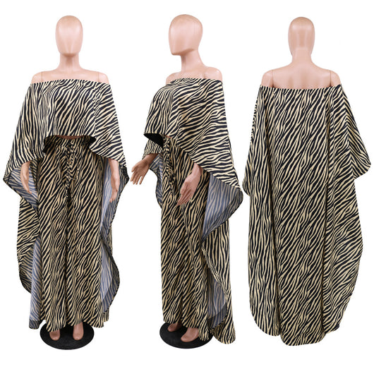 Conjunto Africano Dashiki para Mujer - Blusa Larga y Pantalón Ancho Talla Grande - Image 4