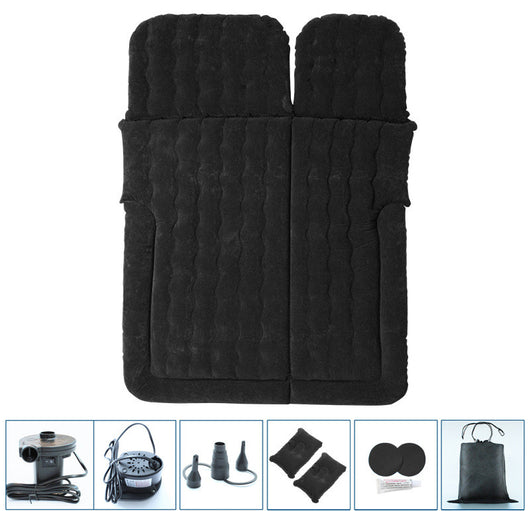 Cama Inflable Dual para Auto y Hogar - Colchón Neumático para SUV y Viajes