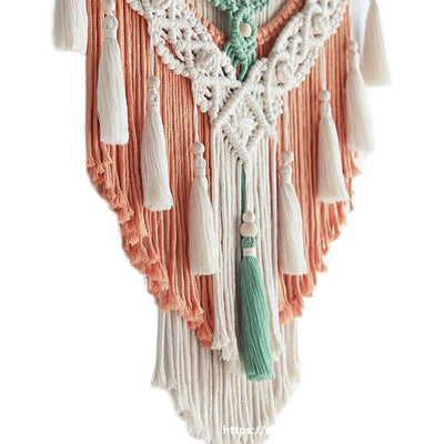 Tapiz Tejido Bohemio con Borlas - Kit DIY para Decoración de Pared y Cabecera - Image 2