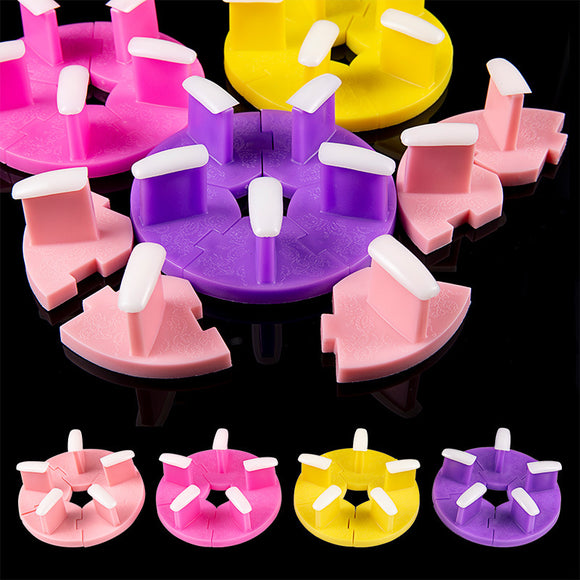 Soporte de Práctica de Uñas Loto Desmontable
