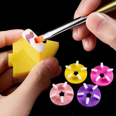 Soporte de Práctica de Uñas Loto Desmontable