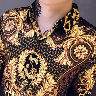 Camisa Casual Estampada de Manga Larga para Jóvenes - Image 12