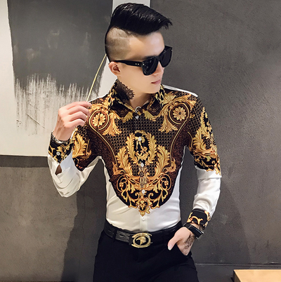 Camisa Casual Estampada de Manga Larga para Jóvenes - Image 13