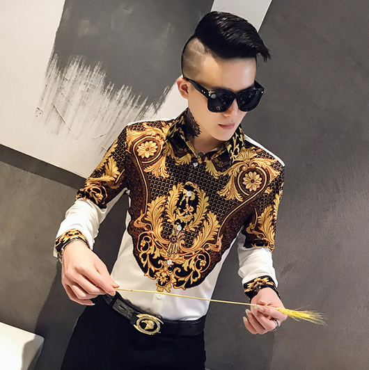 Camisa Casual Estampada de Manga Larga para Jóvenes - Image 17