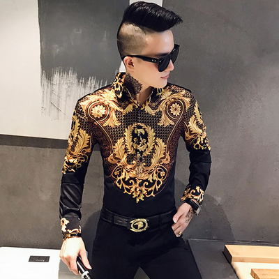 Camisa Casual Estampada de Manga Larga para Jóvenes - Image 2